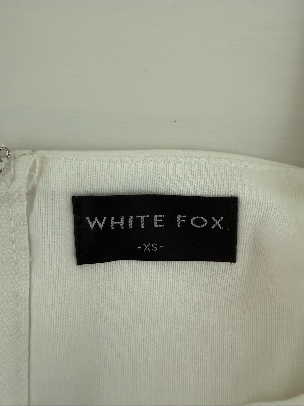 White Fox Golden Days Bustier Corset Top White XS Zip Front - Picture 4 of 7
